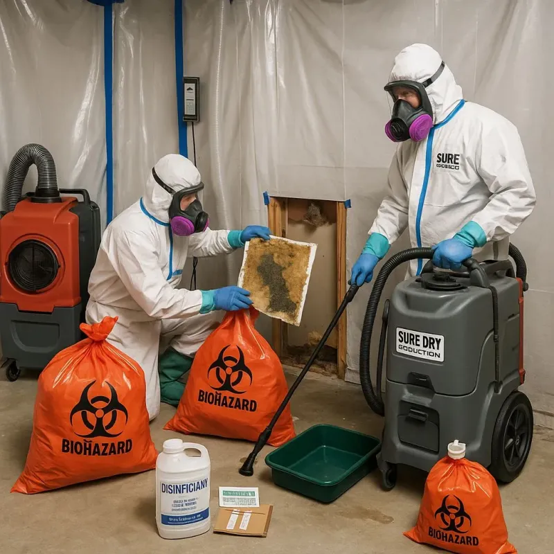 Contaminated Water Handling Protocols process in Redby, MN