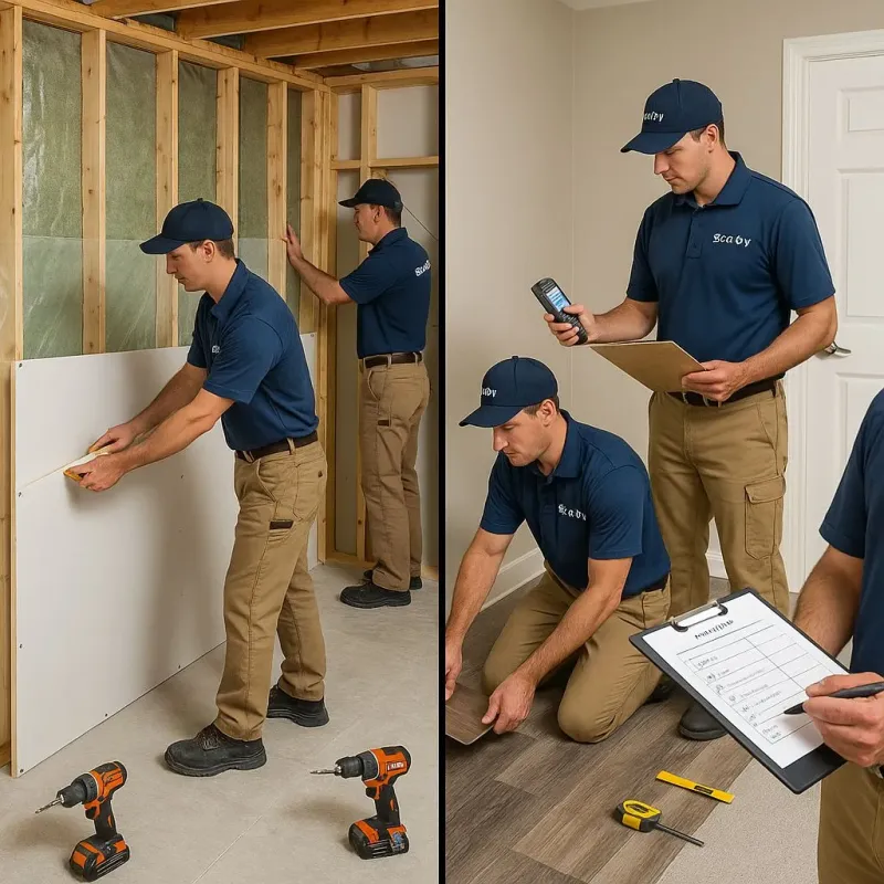 Repairs and Reconstruction process in Redby, MN