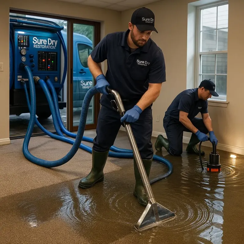 Water Extraction and Removal process in Redby, MN